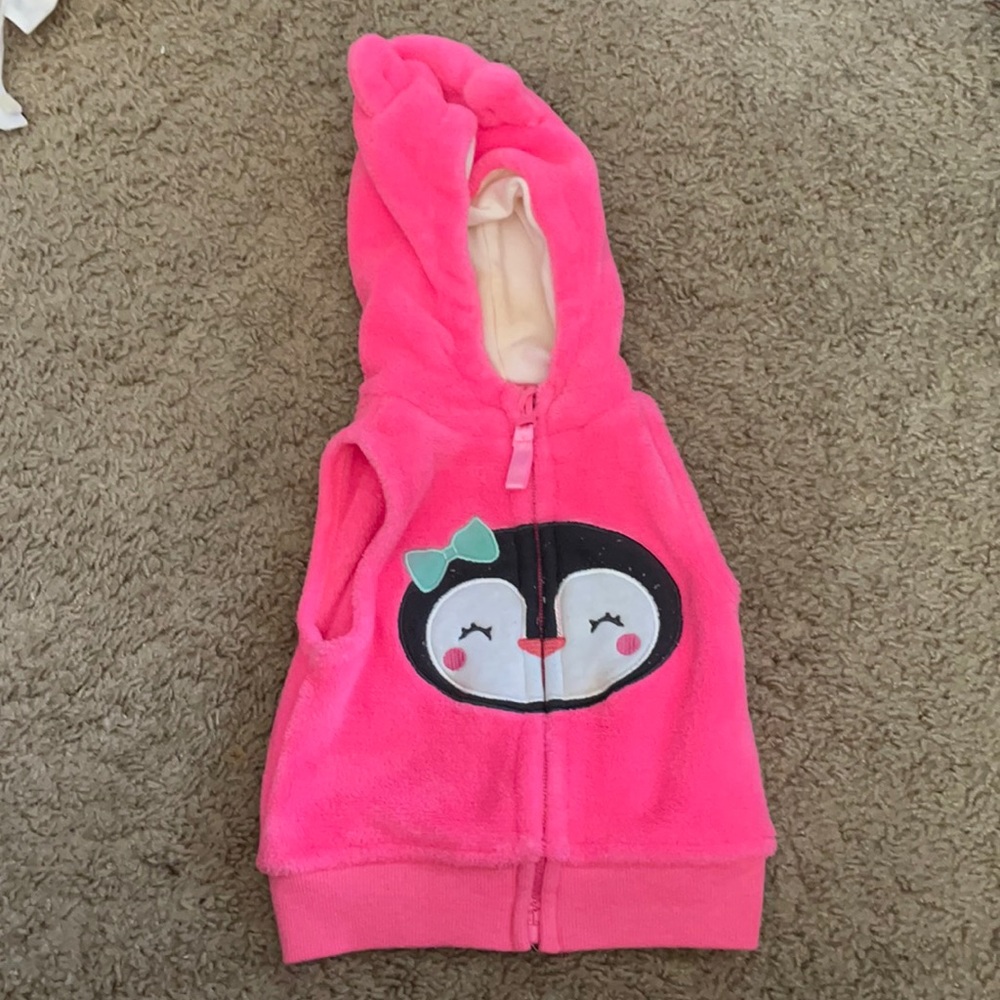 Baby girl sweater vest
